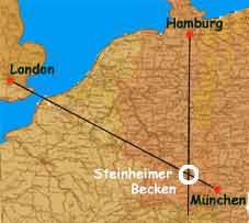 Karte der Lage Steinheims