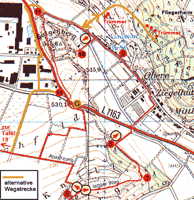 Geologischer Wanderweg Tafel 6-13